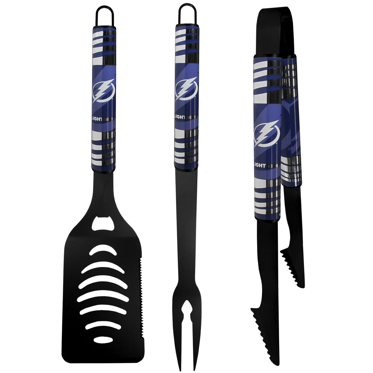 Tampa Bay Lightning® 3 pc Black Tailgater BBQ Set