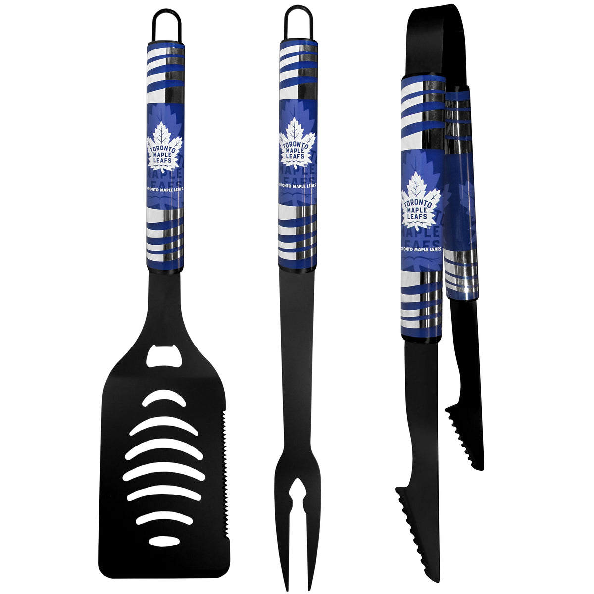 Toronto Maple Leafs® 3 pc Black Tailgater BBQ Set