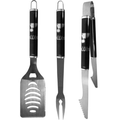 St. Louis Blues® 3 pc Steel BBQ Set in Black