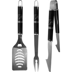 Philadelphia Flyers® 3 pc Steel BBQ Set in Black