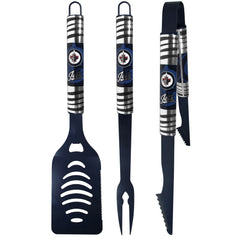 Winnipeg Jets™ 3 pc Color BBQ Tool Set