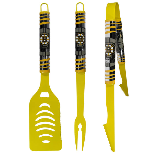 Boston Bruins® 3 pc Color BBQ Tool Set - Boston Bruins®