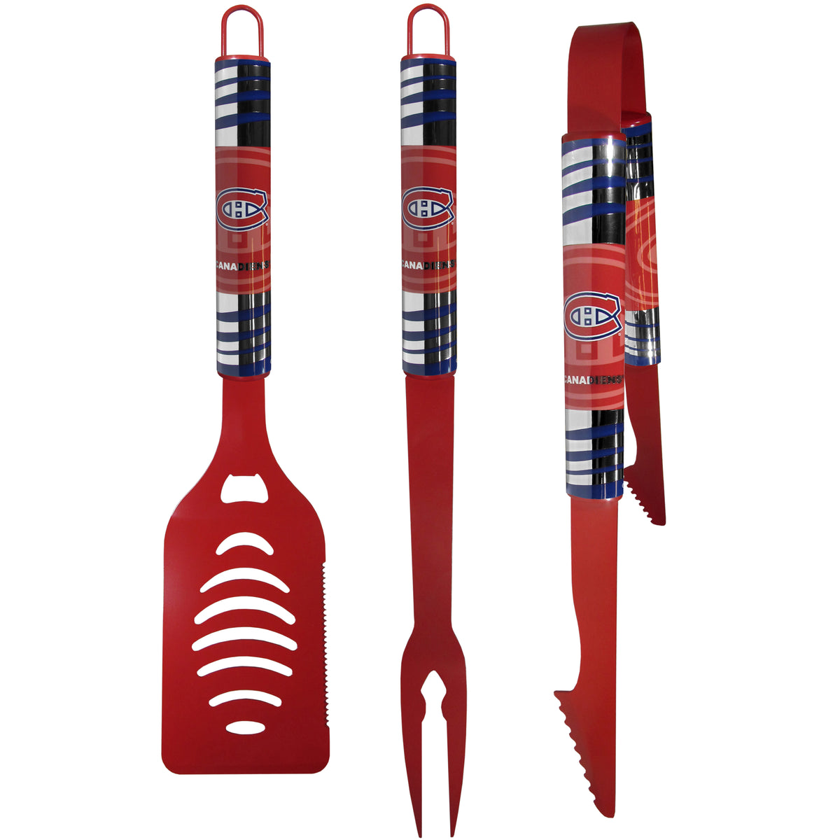 Montreal Canadiens® 3 pc Color BBQ Tool Set