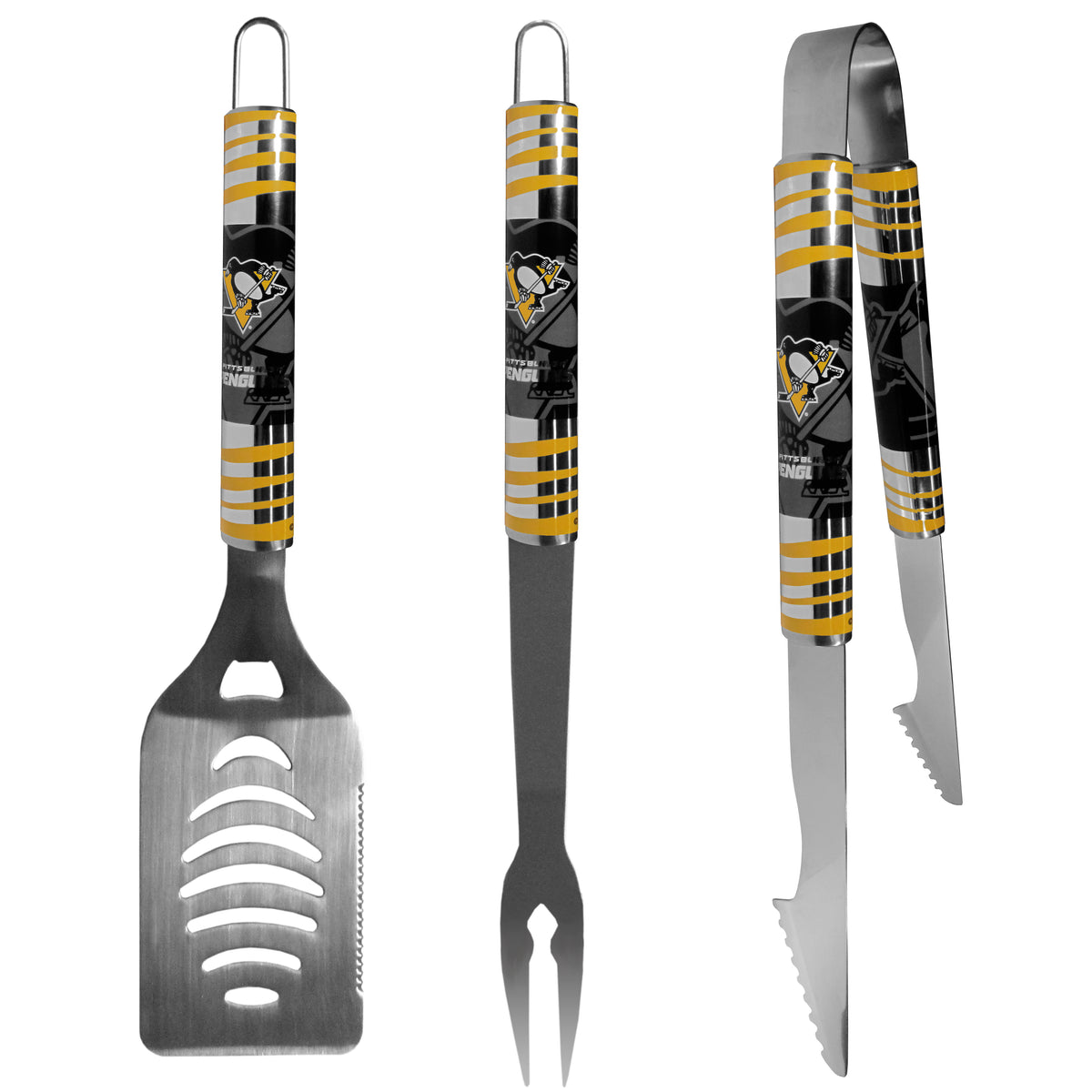 Herramientas para barbacoa de 3 piezas de los Pittsburgh Penguins® para el tailgater