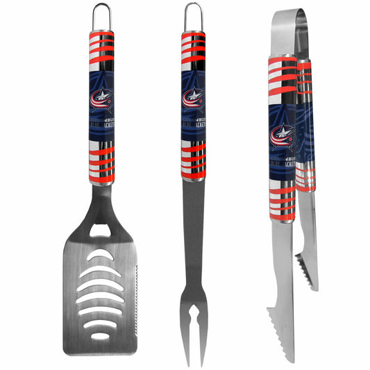 Herramientas para barbacoa de 3 piezas para el tailgater de Columbus Blue Jackets®