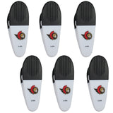 Ottawa Senators Chip Clip Magnets, 6pk