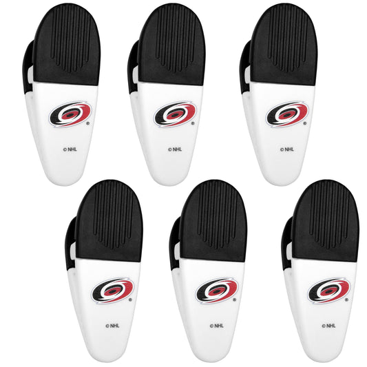 Carolina Hurricanes Chip Clip Magnets, 6pk