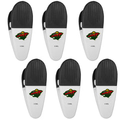 Minnesota Wild Chip Clip Magnets, 6pk