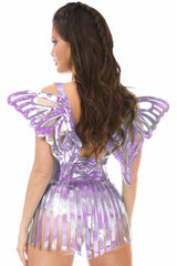 Daisy Corsets Lavender Holo Large Butterfly Wing Body Harness