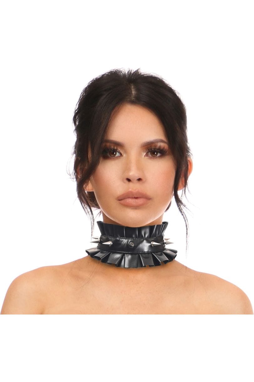 Daisy Corsets Kitten Collection Black Spike Choker