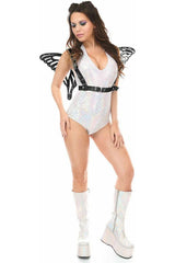 Daisy Corsets Black Patent Large Butterfly Wing Body Harness