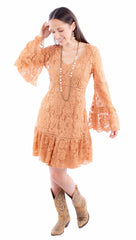 Scully Leather Honey Creek Lace Dress W/Flare Sleeves