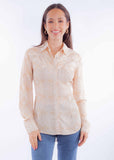 Honey creek vanilla western blouse