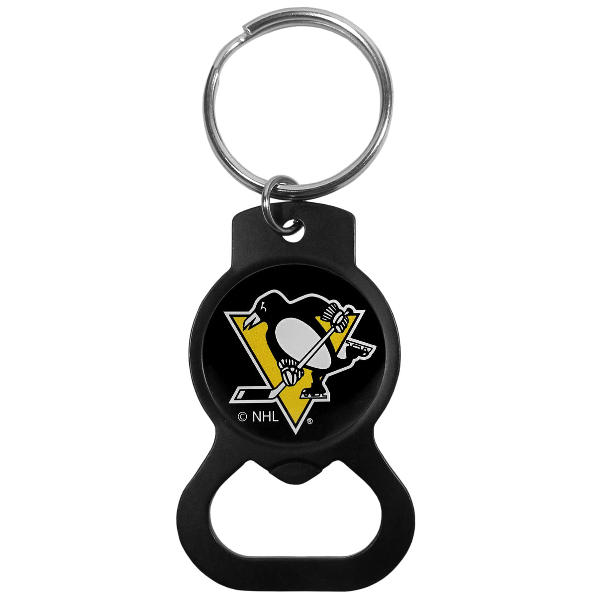 Pittsburgh Penguins® Bottle Opener Key Chain, Black