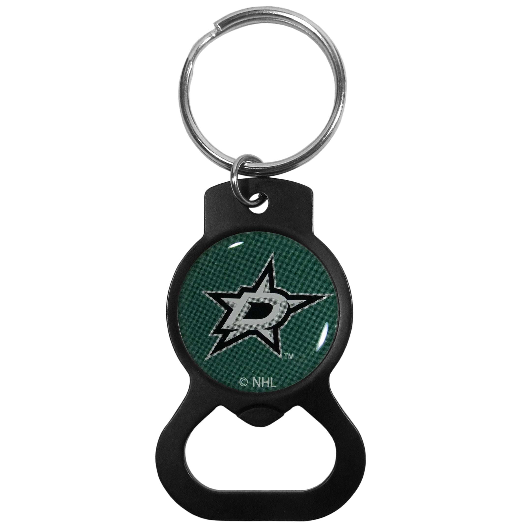 Dallas Stars™ Bottle Opener Key Chain, Black