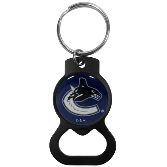 Vancouver Canucks® Bottle Opener Key Chain, Black