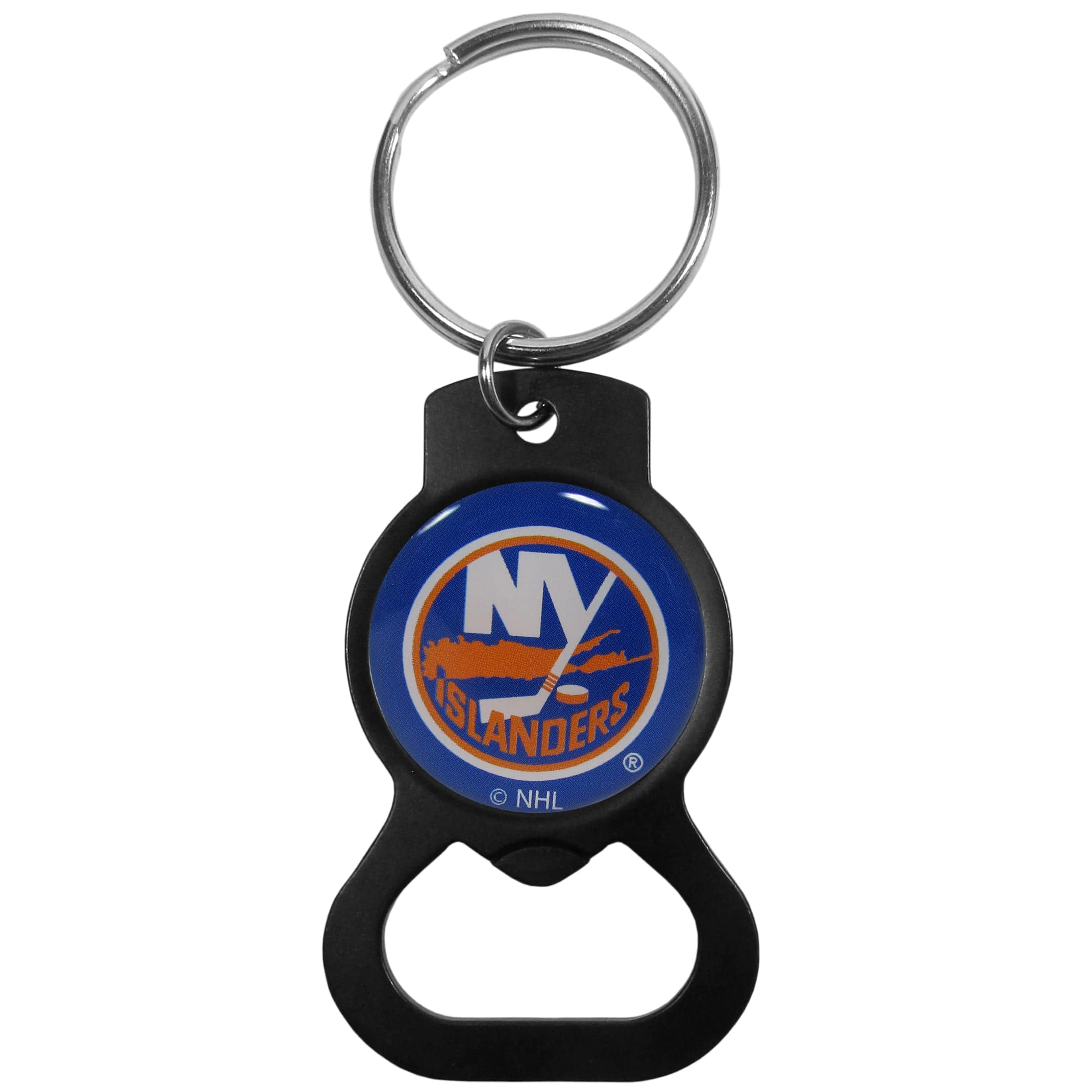 New York Islanders® Bottle Opener Key Chain, Black - New York Islanders