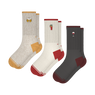 The Happy Hour | Heel Hammock™ Crew Socks 3 Pack