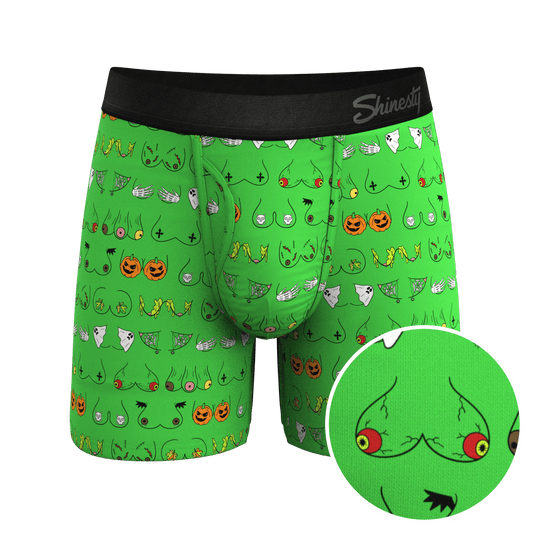 The Haunted Honkers | Halloween Bust Ball Hammock® Pouch Underwear With Fly