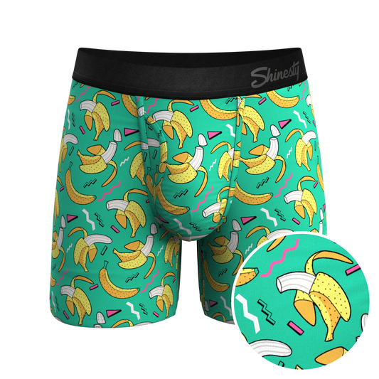 The Health Class | Retro Banana Ball Hammock® Pouch Underwear With Fly - Shinesty