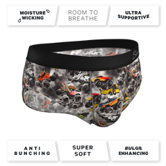 The Here Be Monsters | Monster Truck Ball Hammock® Pouch Underwear Briefs