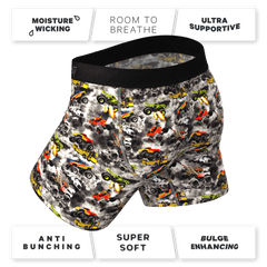 The Here Be Monsters | Monster Truck Ball Hammock® Pouch Underwear With Fly