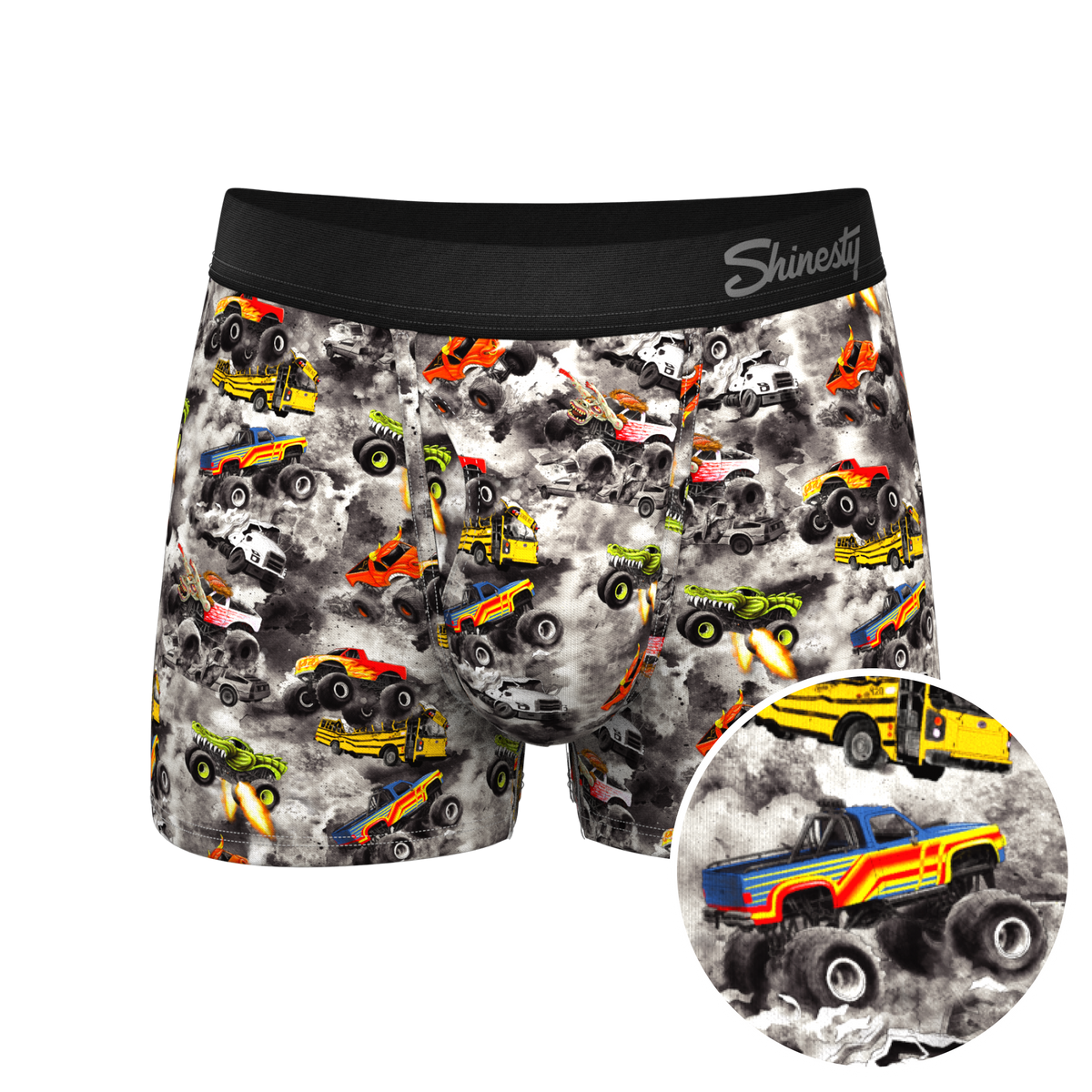 The Here Be Monsters | Monster Truck Ball Hammock® Pouch Trunks Underwear