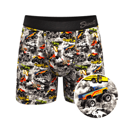 The Here Be Monsters | Monster Truck Ball Hammock® Pouch Underwear With Fly