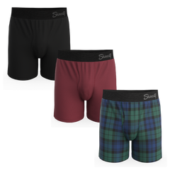 The Holiday Solids | Boxers 3 Pack