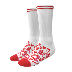 The Hot-Blooded Handbook | Valentine's Day Heel Hammock™ Crew Socks