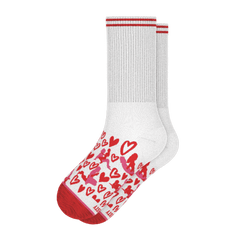 The Hot-Blooded Handbook | Valentine's Day Heel Hammock™ Crew Socks