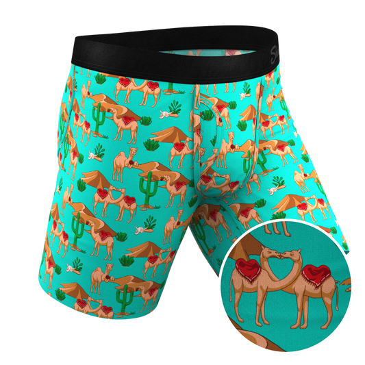 The Hump Day | Camels Long Leg Ball Hammock® Pouch Underwear With Fly