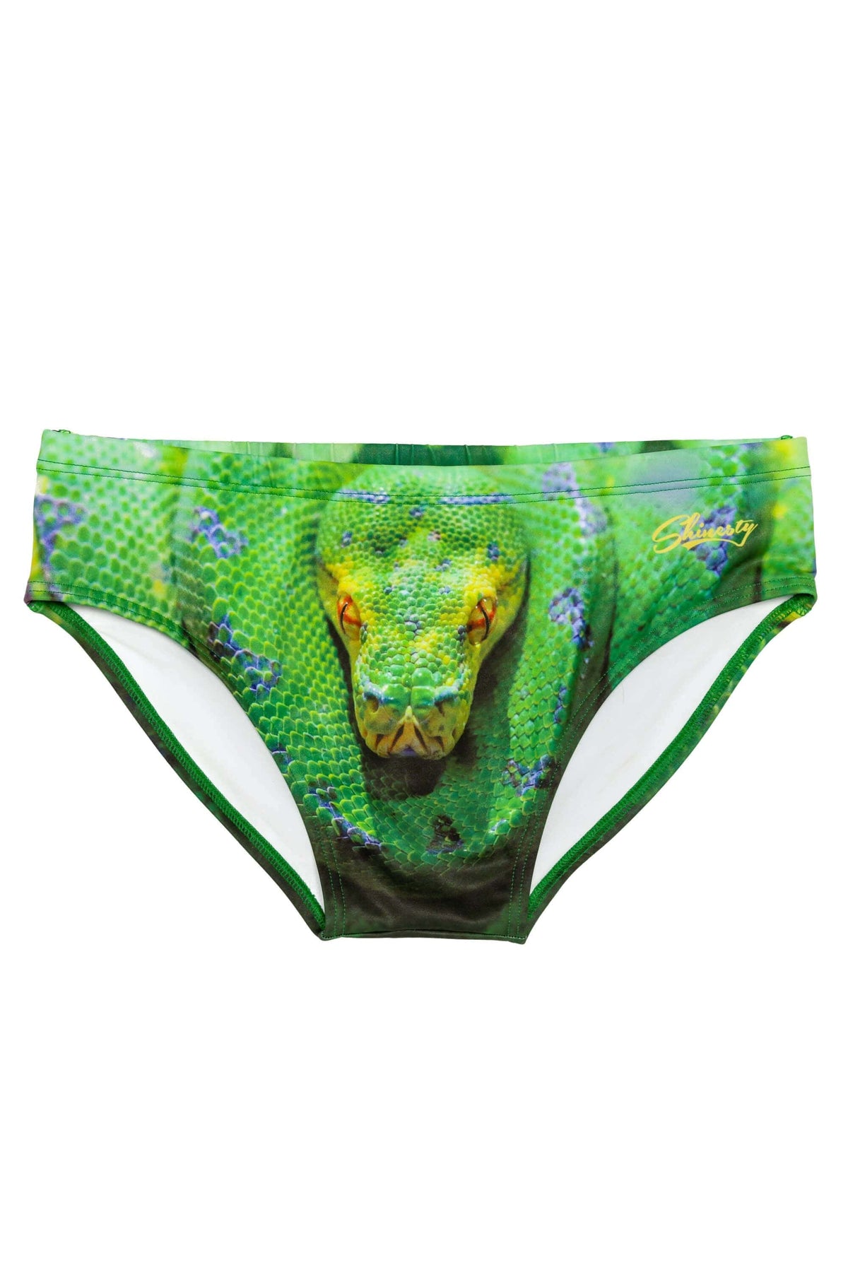 Corwin's Constrictor Snake Print Swim Brief - Shinesty