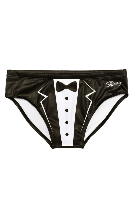 The Butlers | Tuxedo Swim Brief - Shinesty