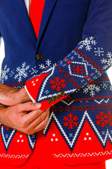 The Nordic Gentleman | Navy Fair Isle Ugly Christmas Suit