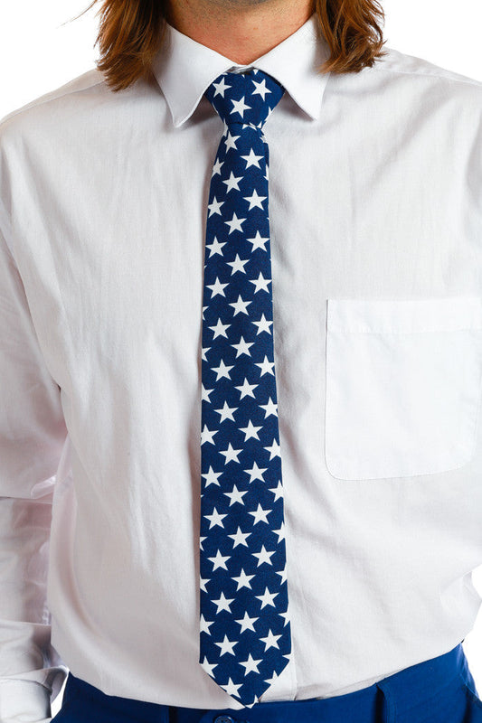 The Van Buren | Stars And Stripes Ties By Opposuits