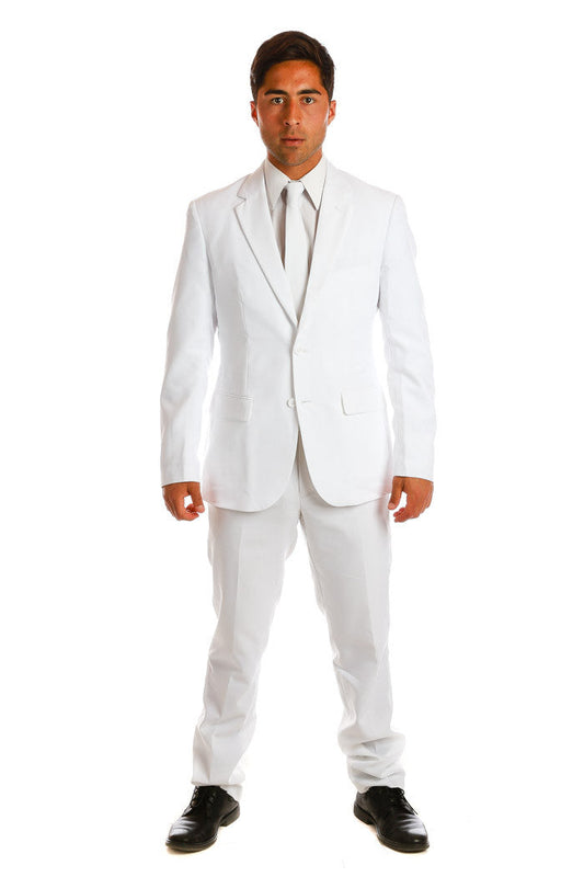 La Flama Blanca | White Dress Blazer And Tie By Opposuits