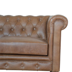 Buffalo Leather Chesterfield - Artisan Furniture