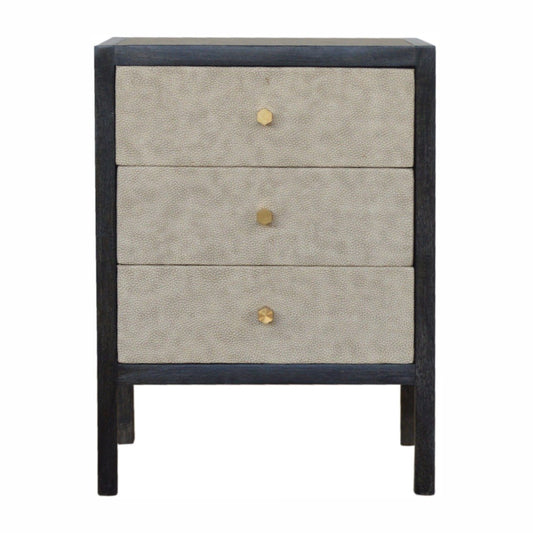 Artisan Furniture Faux Leather Nightstand