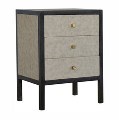 Artisan Furniture Faux Leather Nightstand