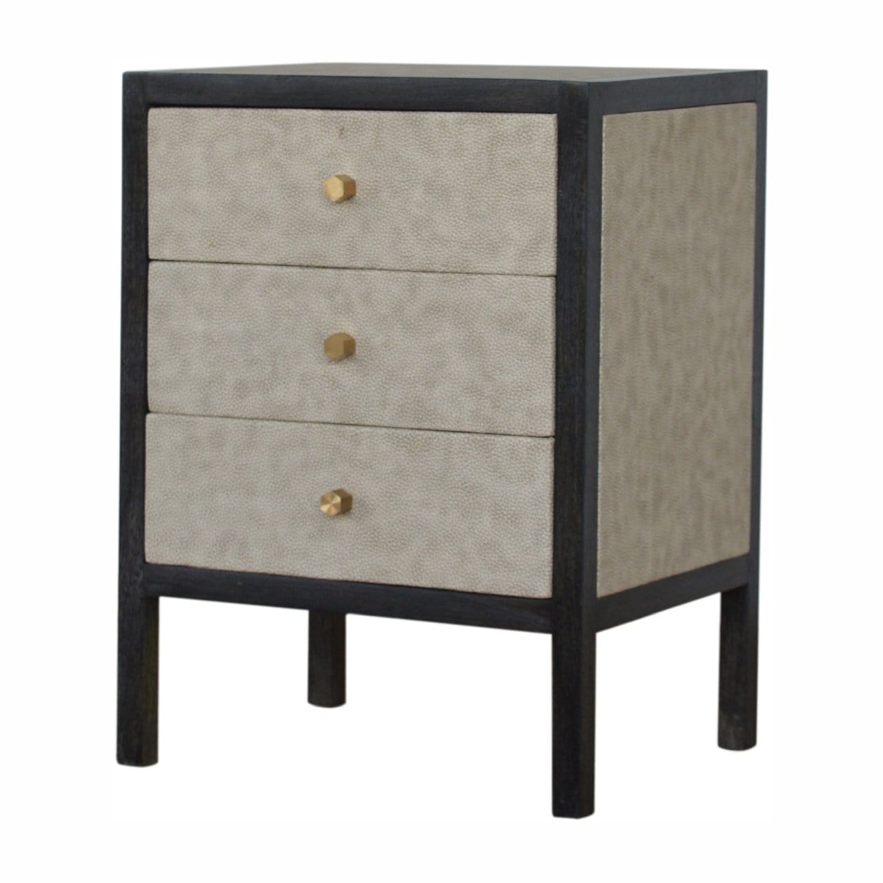 Artisan Furniture Faux Leather Nightstand