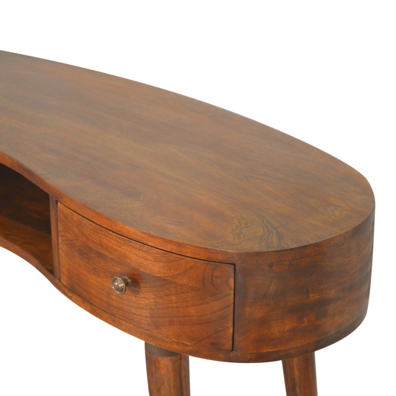 Artisan Chestnut Wave Writing Desk