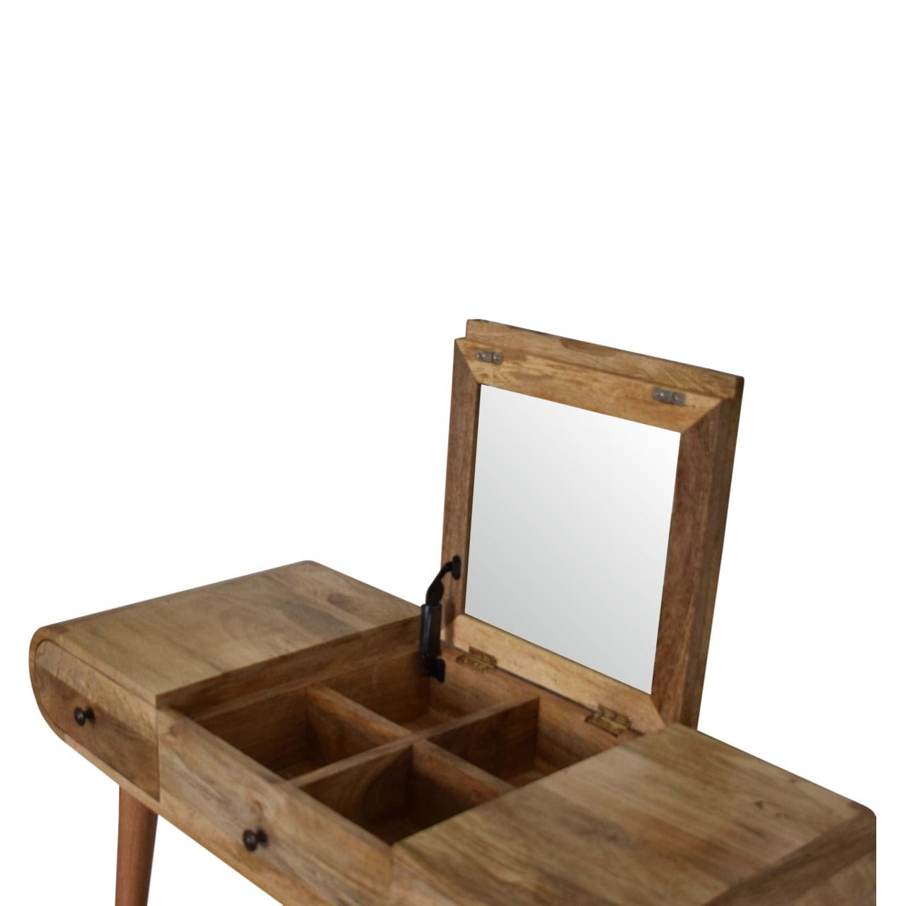 Oak-ish Round Dressing Table - Artisan Furniture