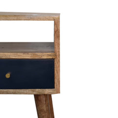 Mini Navy Blue Hand Painted Bedside - Artisan Furniture