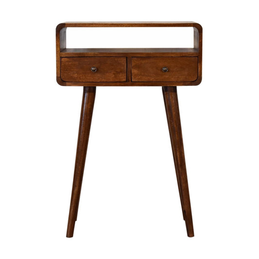 Mini Chestnut Console Table - Artisan Furniture