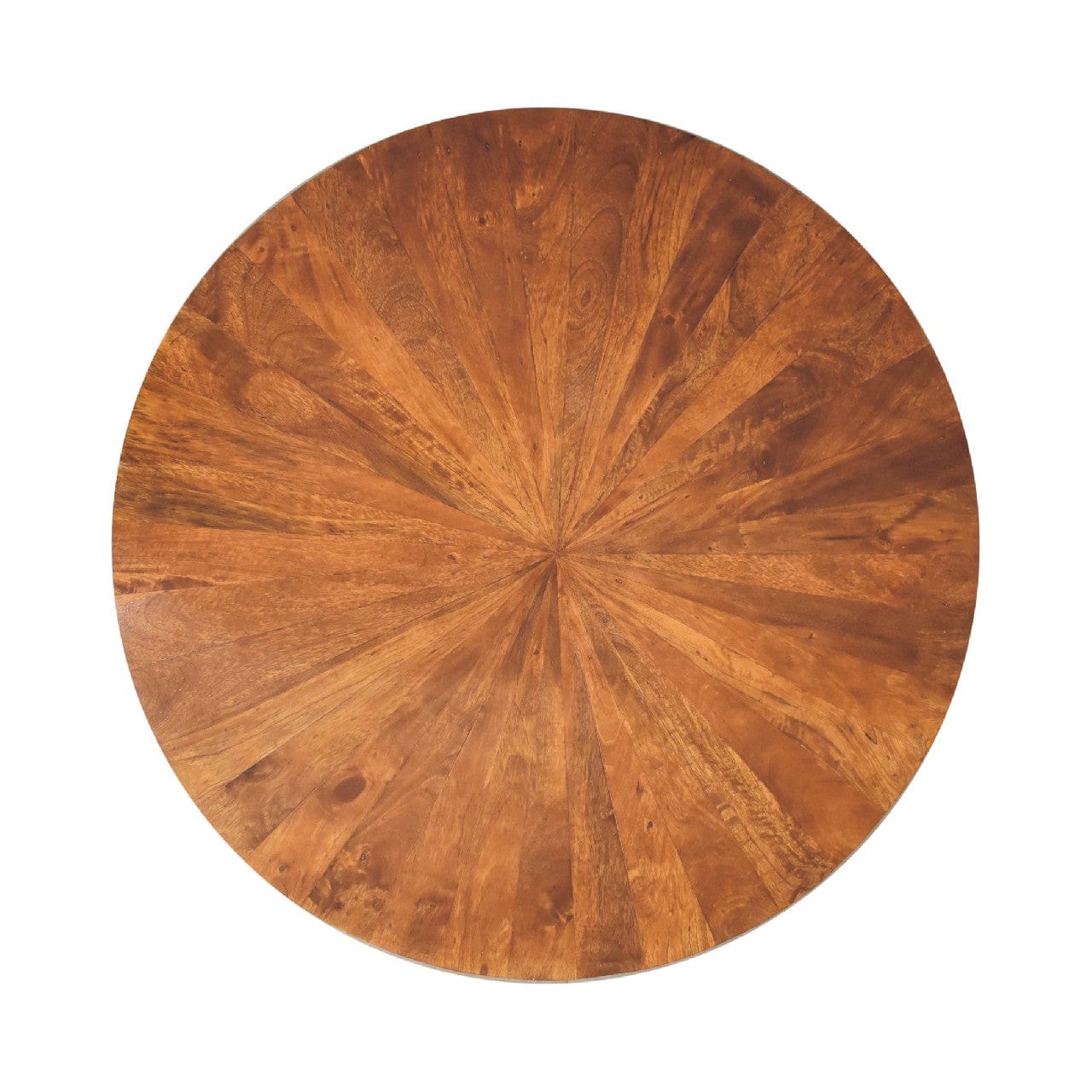 Chestnut Round Wooden Coffee Table - Artisan Furniture