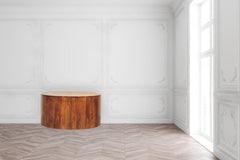 Chestnut Round Wooden Coffee Table - Artisan Furniture