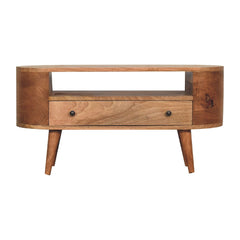 Mini Rounded Entertainment Unit - Artisan Furniture