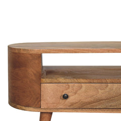 Mini Rounded Entertainment Unit - Artisan Furniture