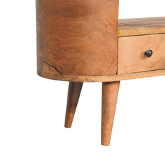 Mini Rounded Entertainment Unit - Artisan Furniture